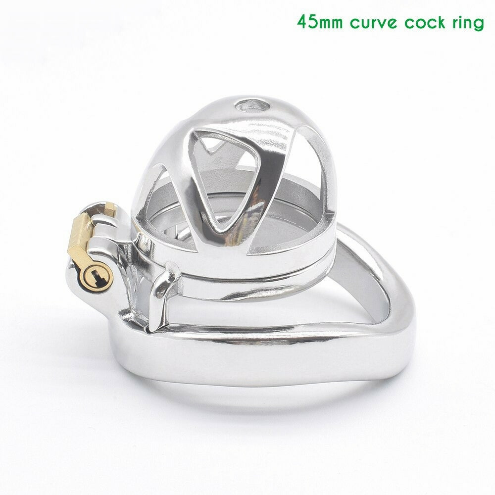 Nirvana Stainless Steel Chastity Cage USA ONLY - OVERSTOCK