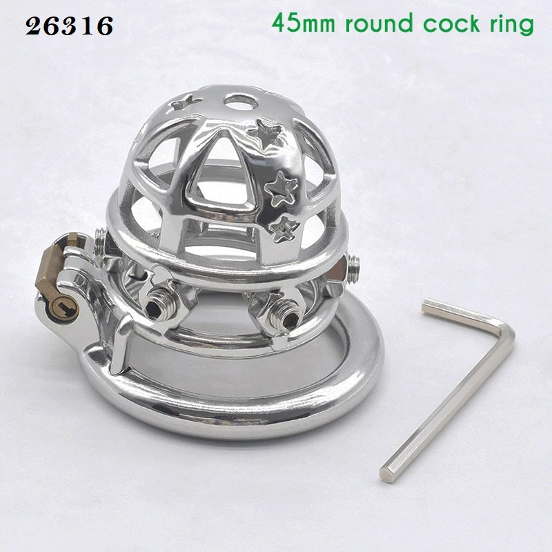 Inspike Stainless Steel Chastity Cage - LIMITED