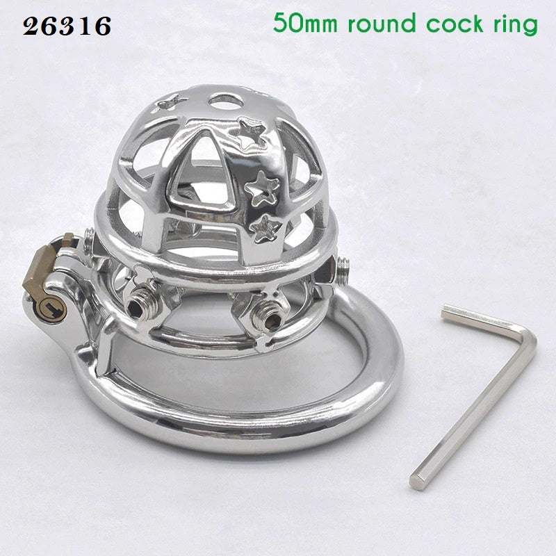 Inspike Stainless Steel Chastity Cage - LIMITED