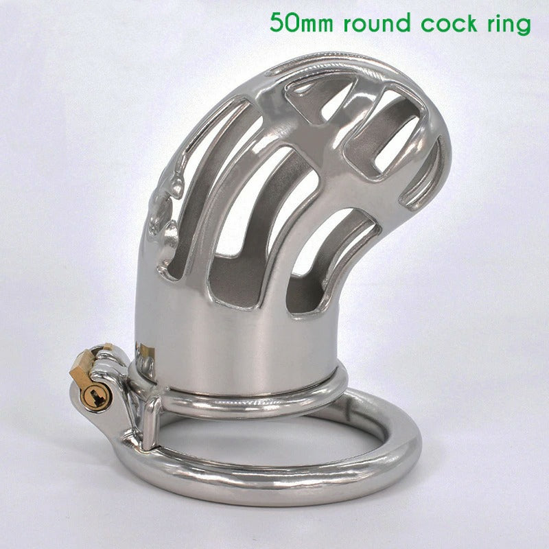 Daybreak Stainless Steel Chastity Cage USA ONLY - OVERSTOCK