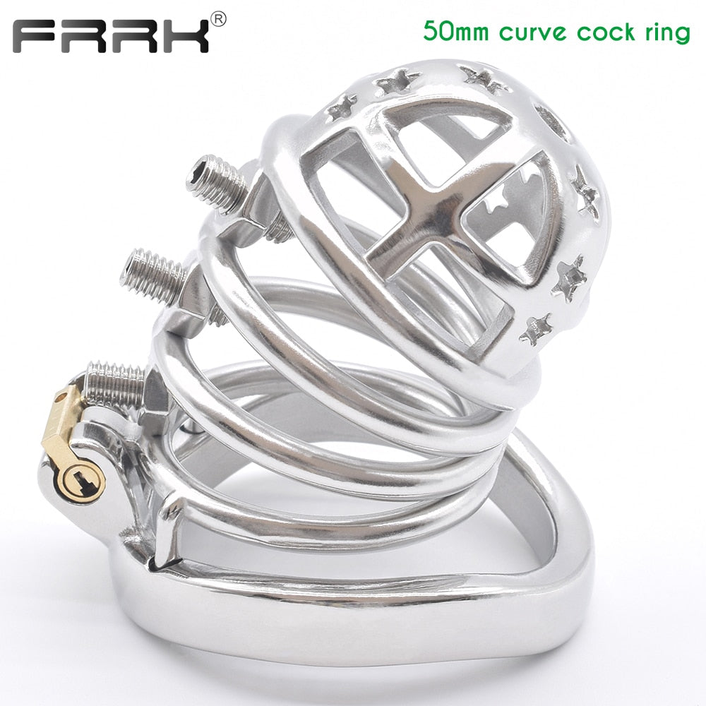 Metal Spiked Chastity Cage