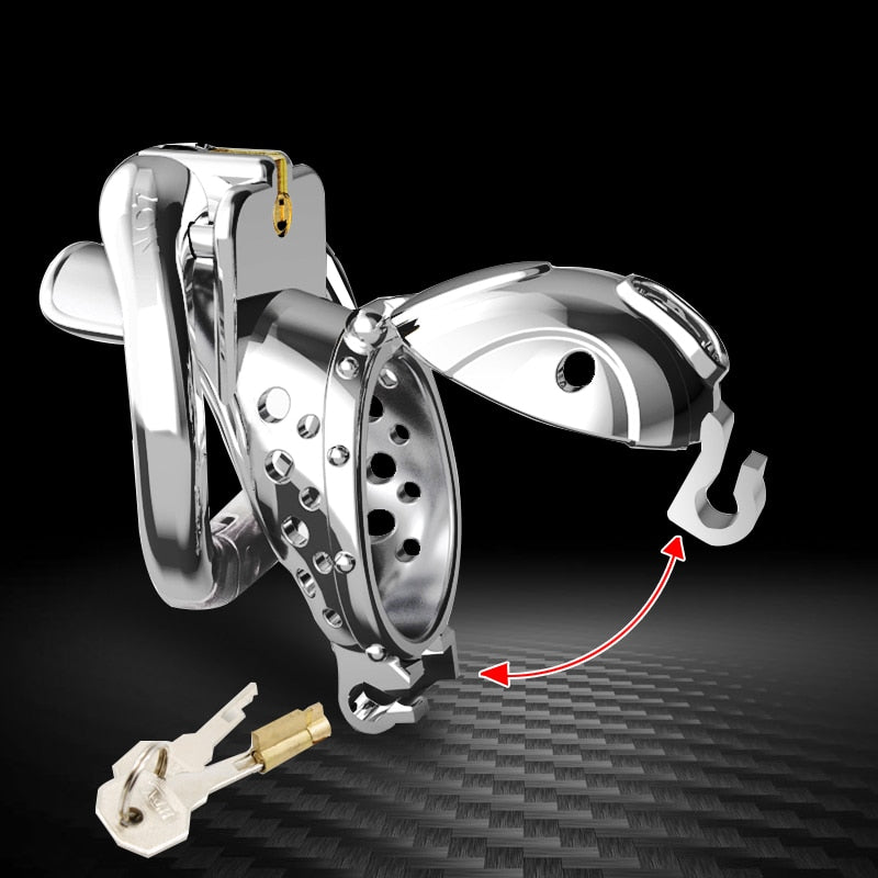 Stainless steel Male Chastity Cage 556