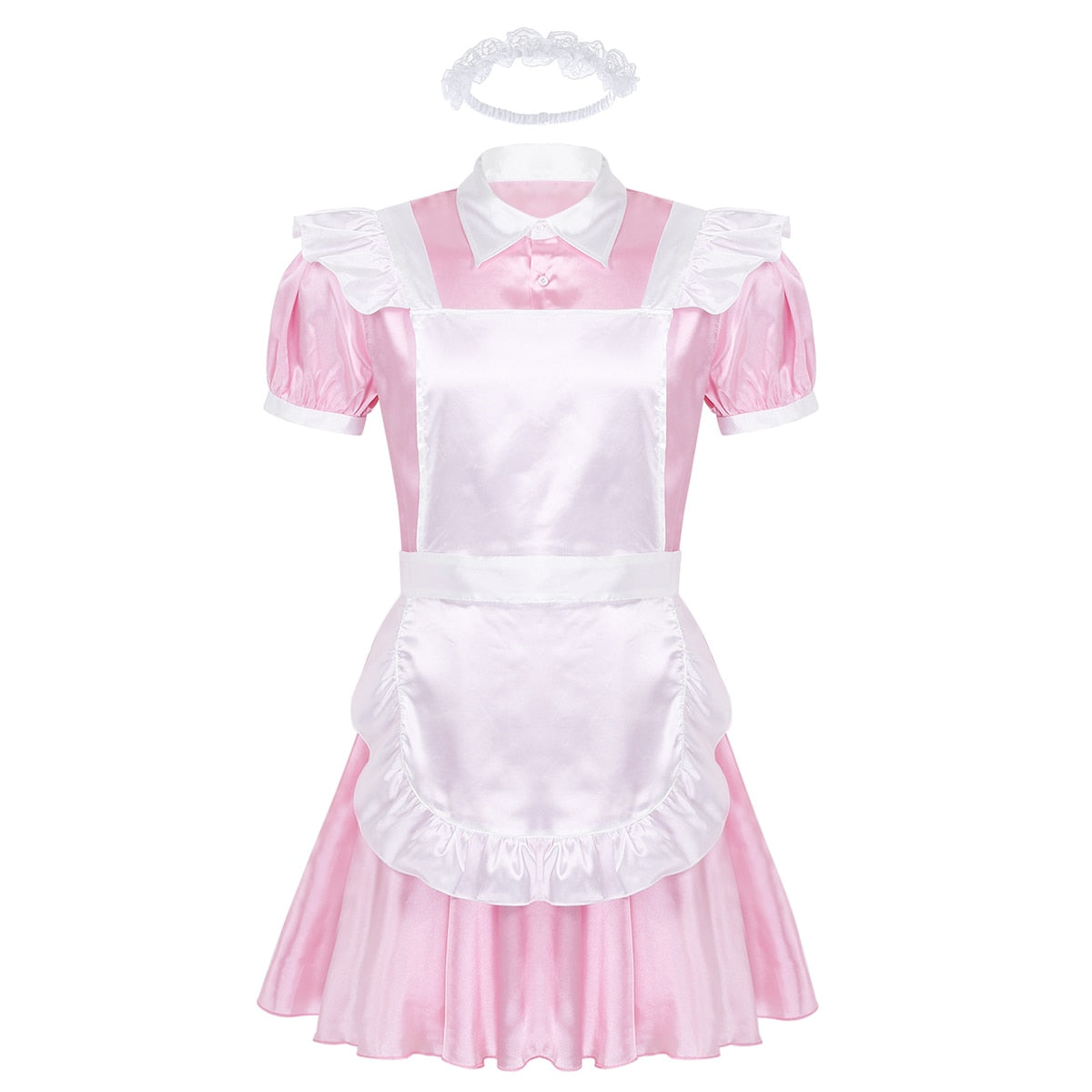 Sissy Maid Dress With Apron & Headband