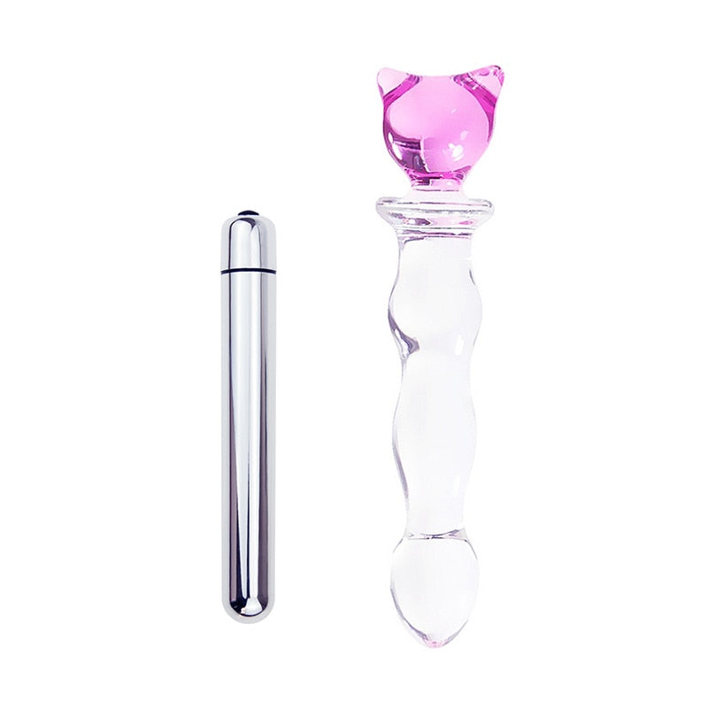 High Quality Crystal Glass Dildo