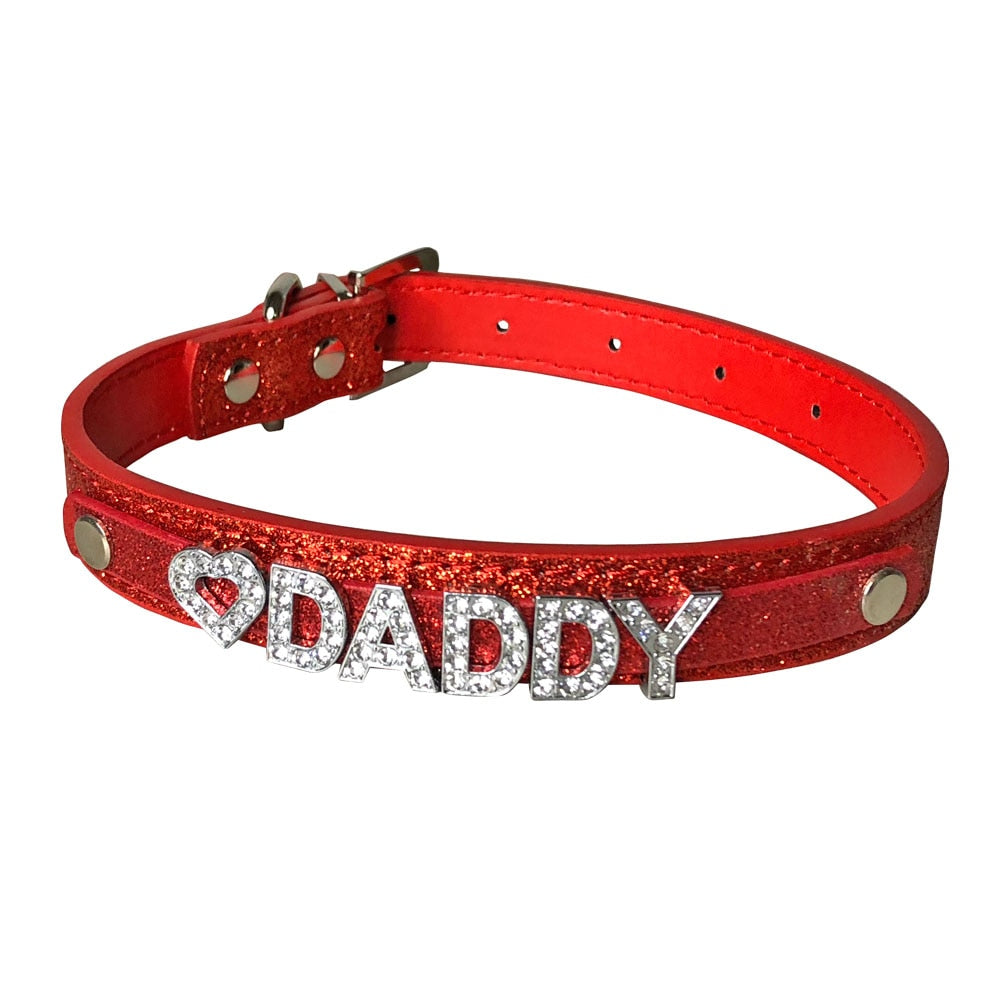 Daddy Dom DDLG/ABDL Leather Collar