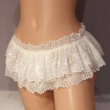 Sissy Lace Ruffled Panty Skirt