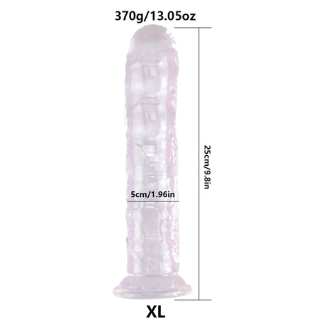 Soft Jelly Suction Cup Dildo