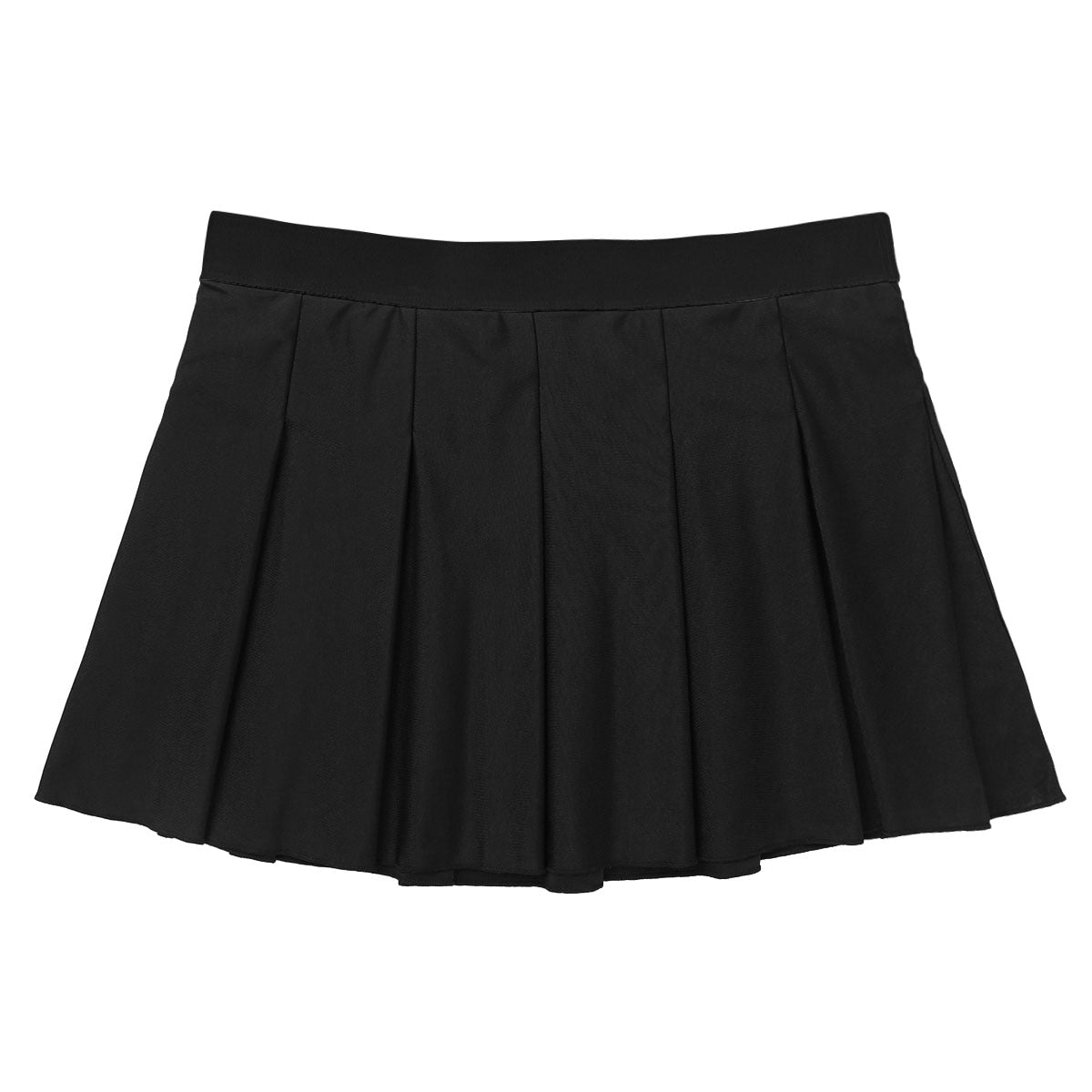 Charming Cheerleader Crop Top with Mini Pleated Skirt