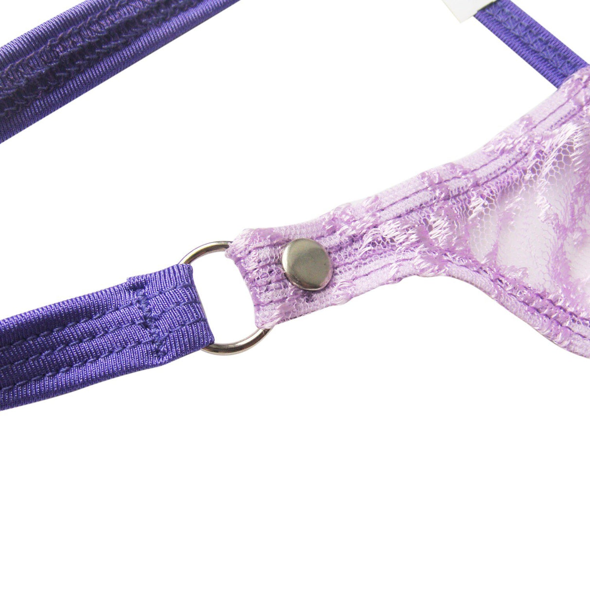 Floral Lace Sheer Pouch G-string Panties