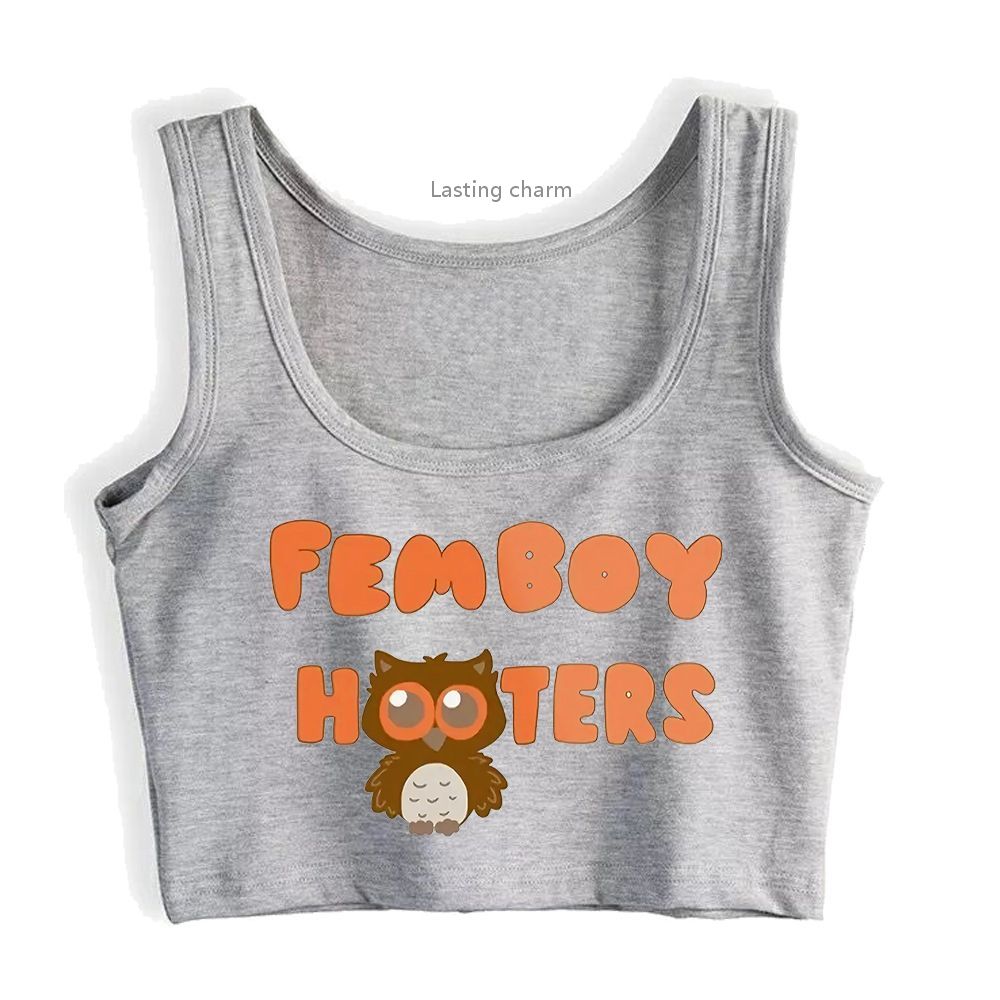 Femboy Hooters Crop Top