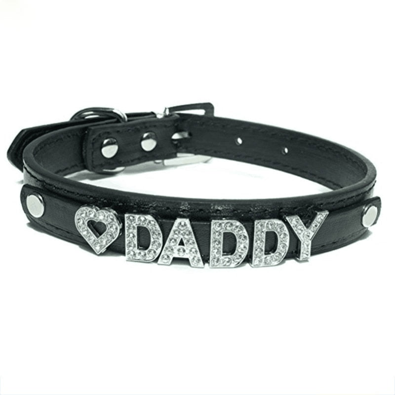 Daddy Dom DDLG/ABDL Leather Collar
