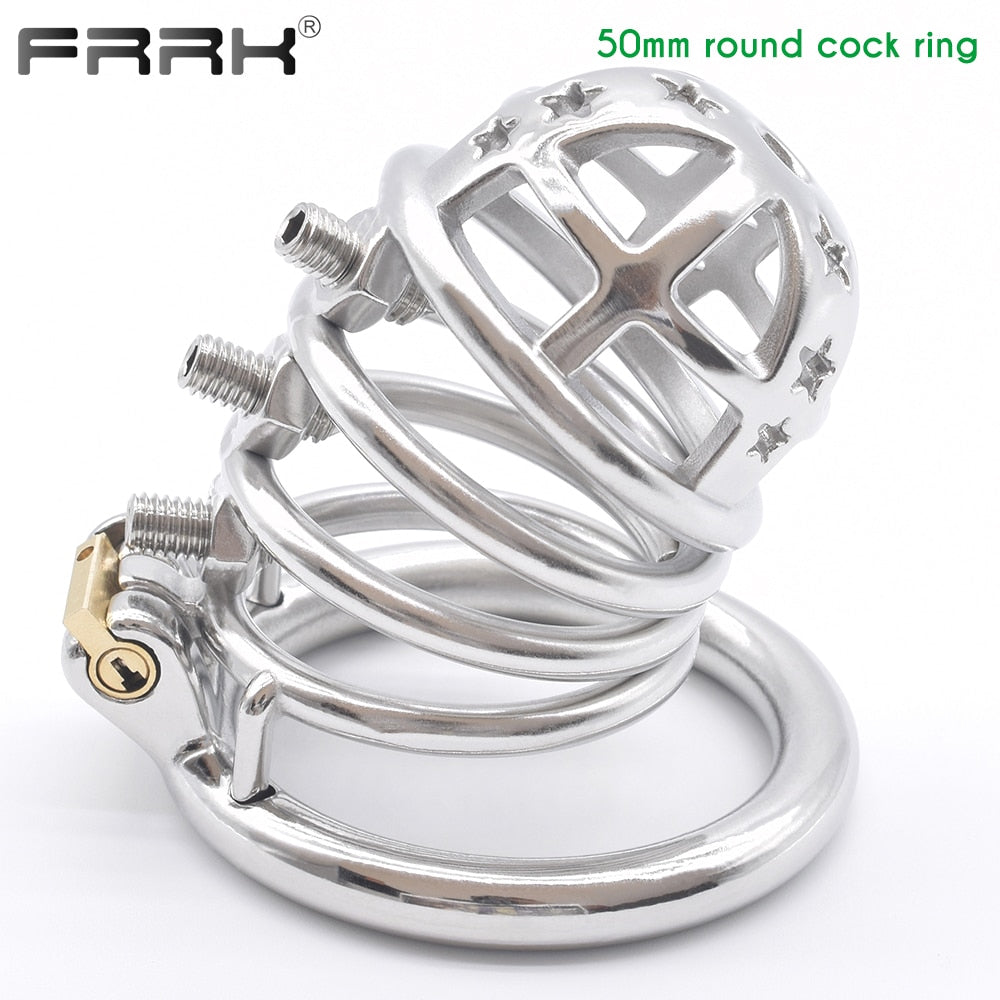 Metal Spiked Chastity Cage