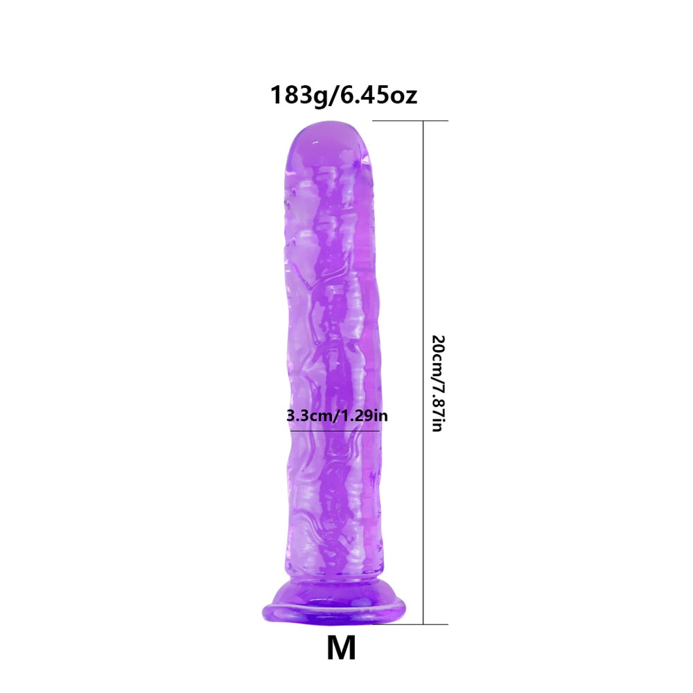 Soft Jelly Suction Cup Dildo