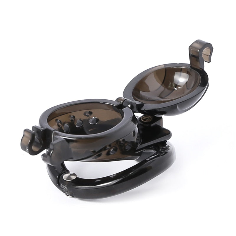 Openable Quick Disassemble Cap Flip Chastity Cage