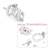 Smooth Stainless Steel Male Chastity Cage