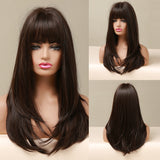 ALAN EATON Long Natural Wave Synthetic Wig