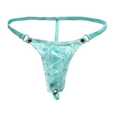 Floral Lace Sheer Pouch G-string Panties