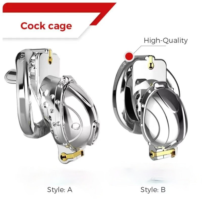 Stainless steel Male Chastity Cage 556