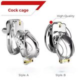 Stainless steel Male Chastity Cage 556