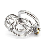 Curved Stainless Steel Chastity Cage