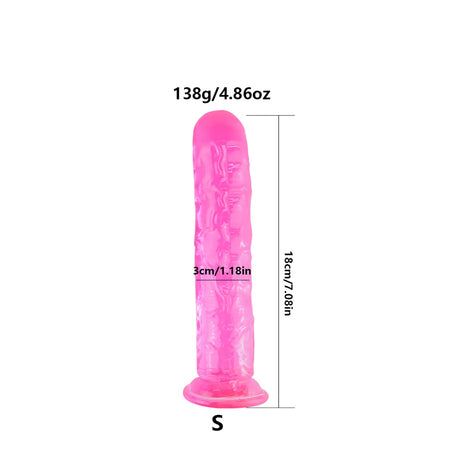 Soft Jelly Suction Cup Dildo