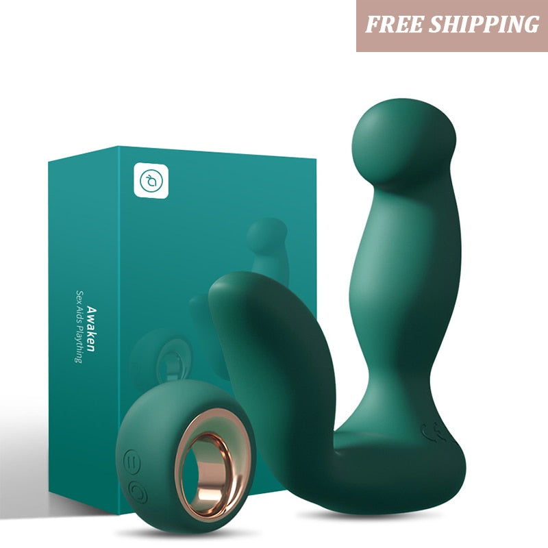 Prostate Massager Anal Vibrator Remote Control Heated Silicone