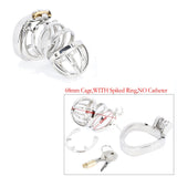 Smooth Stainless Steel Male Chastity Cage