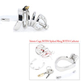 Smooth Stainless Steel Male Chastity Cage