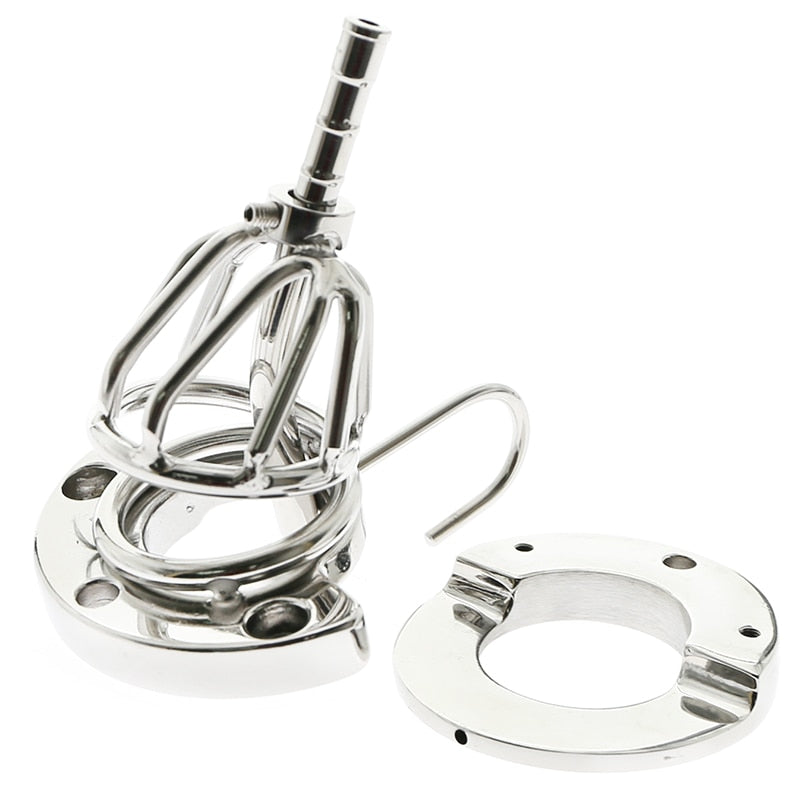 Stainless Steel Solid Chastity Cage