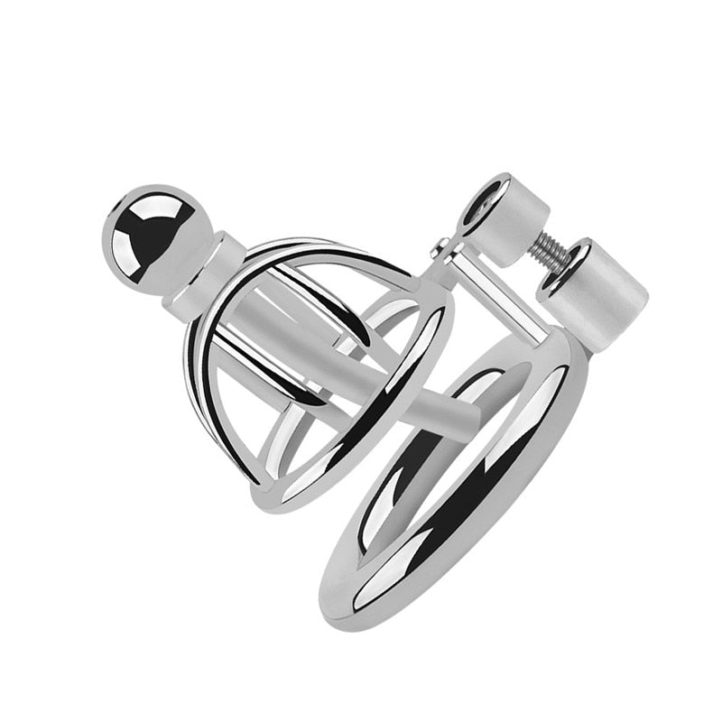 Small Stainless Steel Chastity Cages With & Without Catheter