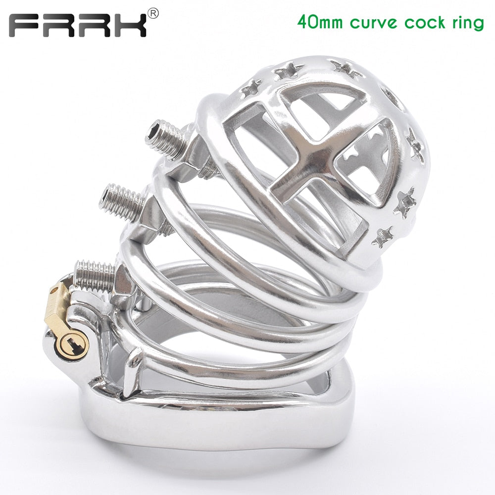 Metal Spiked Chastity Cage