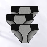 Cotton Mid Waist Panties - 3Pk