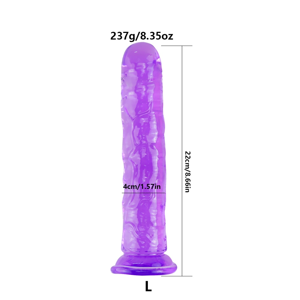 Soft Jelly Suction Cup Dildo