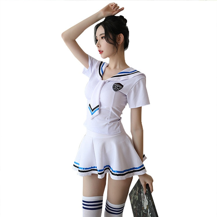 Sexy Student Sailor Sissy Uniform