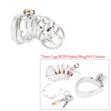 Smooth Stainless Steel Male Chastity Cage