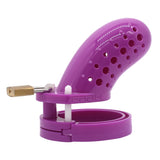 Plastic Chastity Device With 5 Rings Included