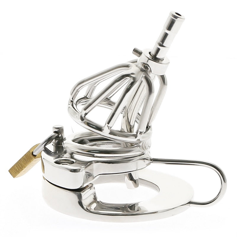 Stainless Steel Solid Chastity Cage