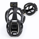 Mamba Black Plastic Resin Chastity Cage