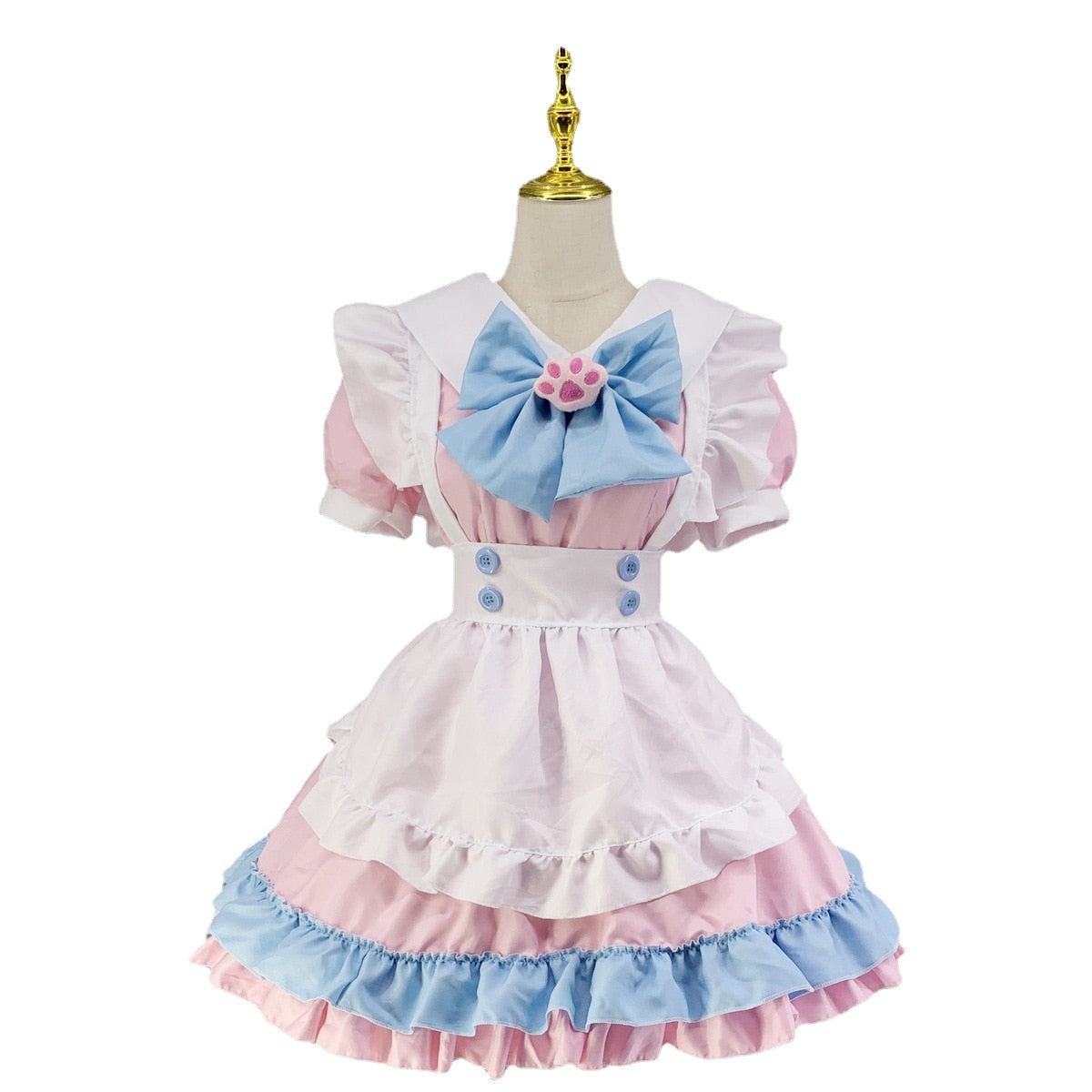 BDSM Restraint Lockable Lolita Maid Dress