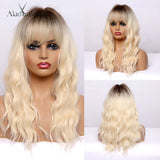 ALAN EATON Long Natural Wave Synthetic Wig