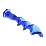 Wavy Glass Anal Plug Dildo