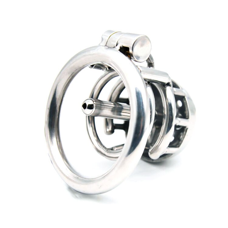 Stainless Steel Male Dual Use PA Chastity Device