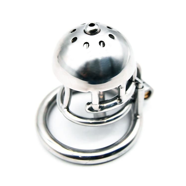 Stainless Steel Male Dual Use PA Chastity Device