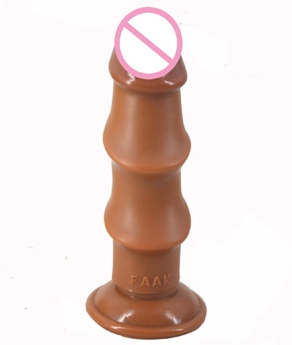 Deep Wave Texture Dildo With Suction Cup