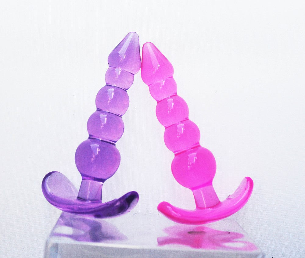 Bead Jelly 5 Ball Anal Plug