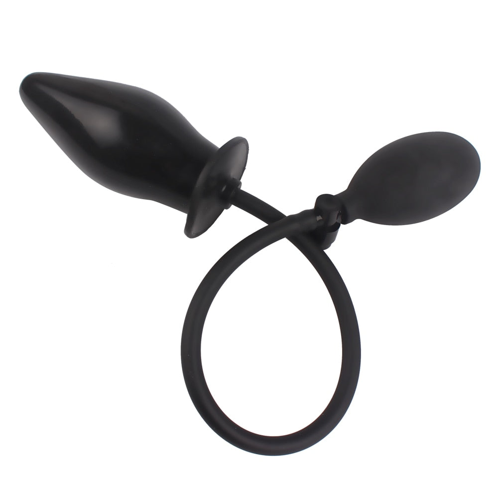 Inflatable Expandable Silicone Butt Plug