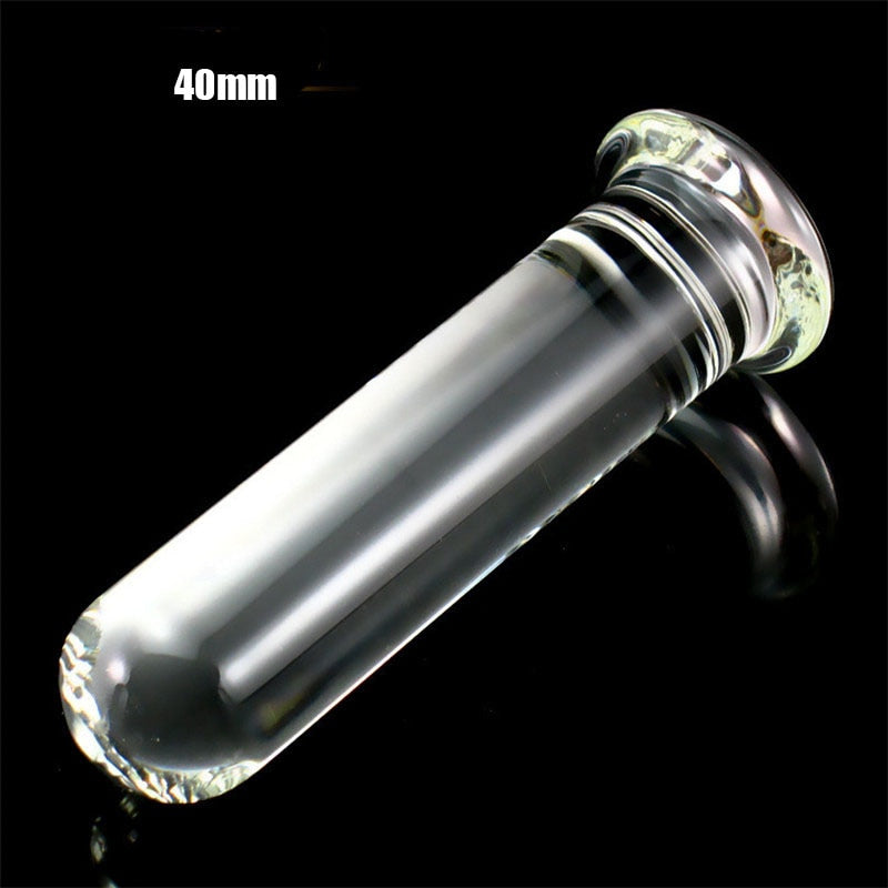 Large Pillar Glass Cylinder Dildo