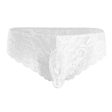 Sexy Sissy Lace Floral See-through Panties