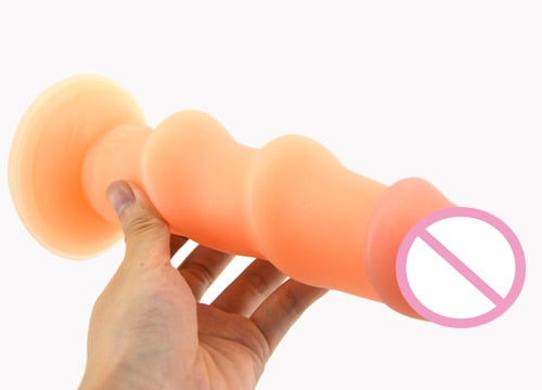 Deep Wave Texture Dildo With Suction Cup