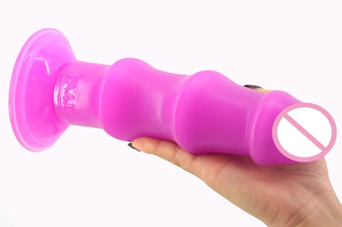 Deep Wave Texture Dildo With Suction Cup